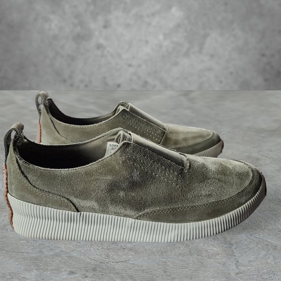 SOREL 10 1/2 Slip-Ons in Olive/Green - Picture 2 of 10
